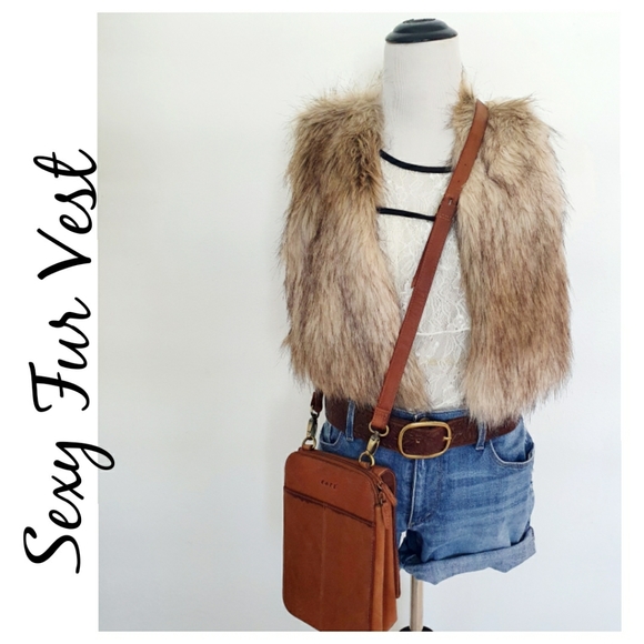 Private Label Jackets & Blazers - SOLD out- New Sexy Vegan Fur Vest